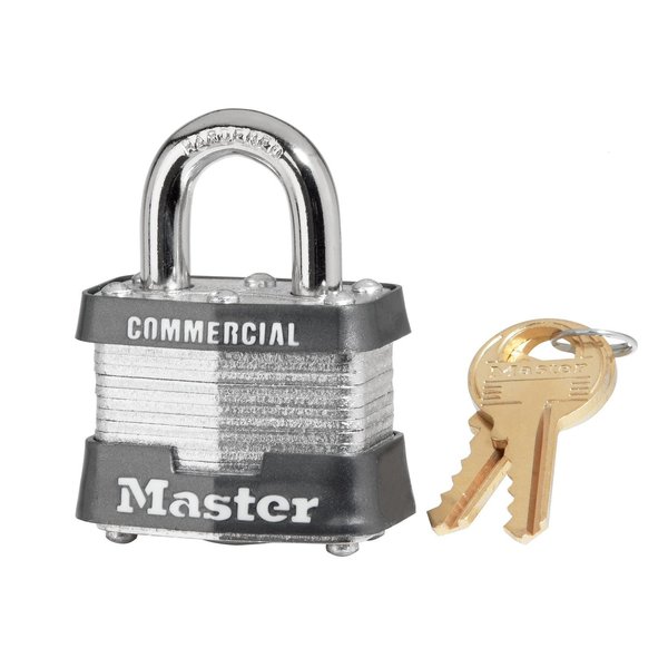 Master Lock Master Lock 1-5/16 in. H X 1-9/16 in. W X 1-1/2 in. L Laminated Steel Double Locking Padlock Ke 3KA#3381